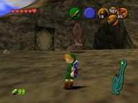 une photo d'Ã©cran de The Legend of Zelda - Ocarina of Time sur Nintendo 64